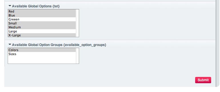 Fieldtypes in a channel entry