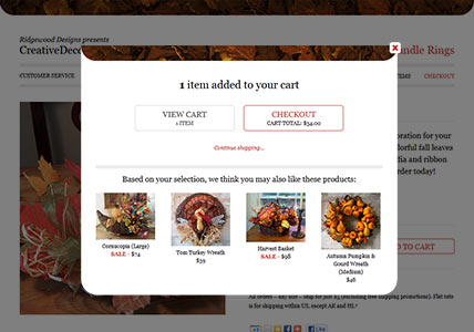 AJAX cart