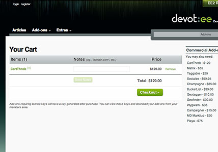 View Cart Page