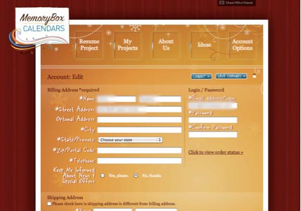 Account Page