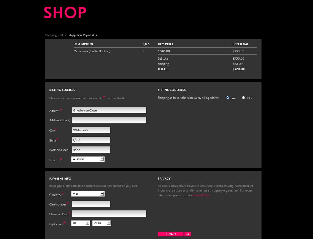 Checkout