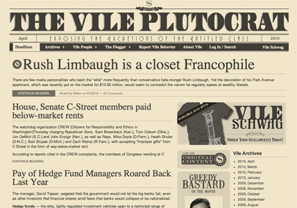 The Vile Plutocrat Homepage