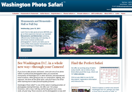 Washington Photo Safari Home Page