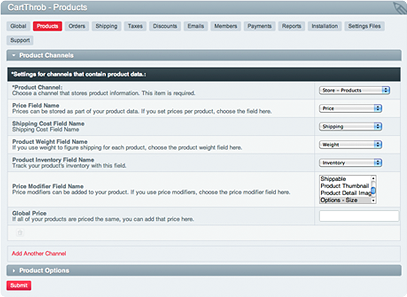CartThrob2 Screenshot